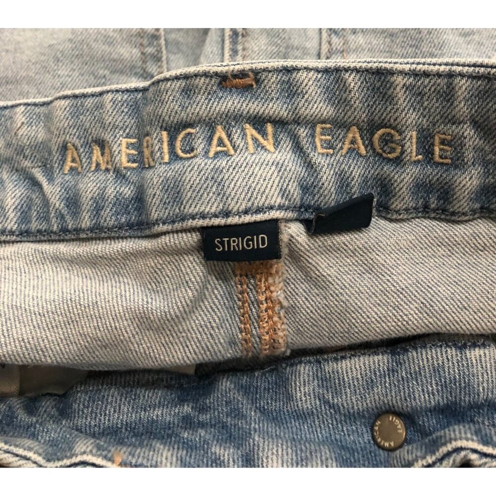 American Eagle Womens 6 Short Curvy Mom Blue Jeans New without Tags - Picture 3 of 7